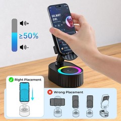 5in1 Wireless Induction Audio Bluetooth Speaker Phone Holder Power Bank LEDLight