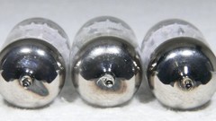 Matched Trio GE Five Star 5751/12AX7/ECC83 Triple Mica O-Getter USA Very Strong