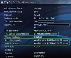 TIVO EDGE ~ LIFETIME SERVICE INCLUDED ~ 2TB Hard Drive ~ 315 Hours HD
