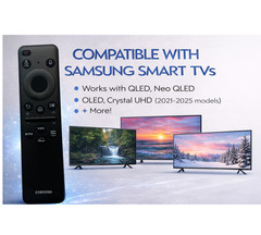 New Samsung Solar Voice Remote TM2360E/TM2365E Smart TV Replacement 2021-2025