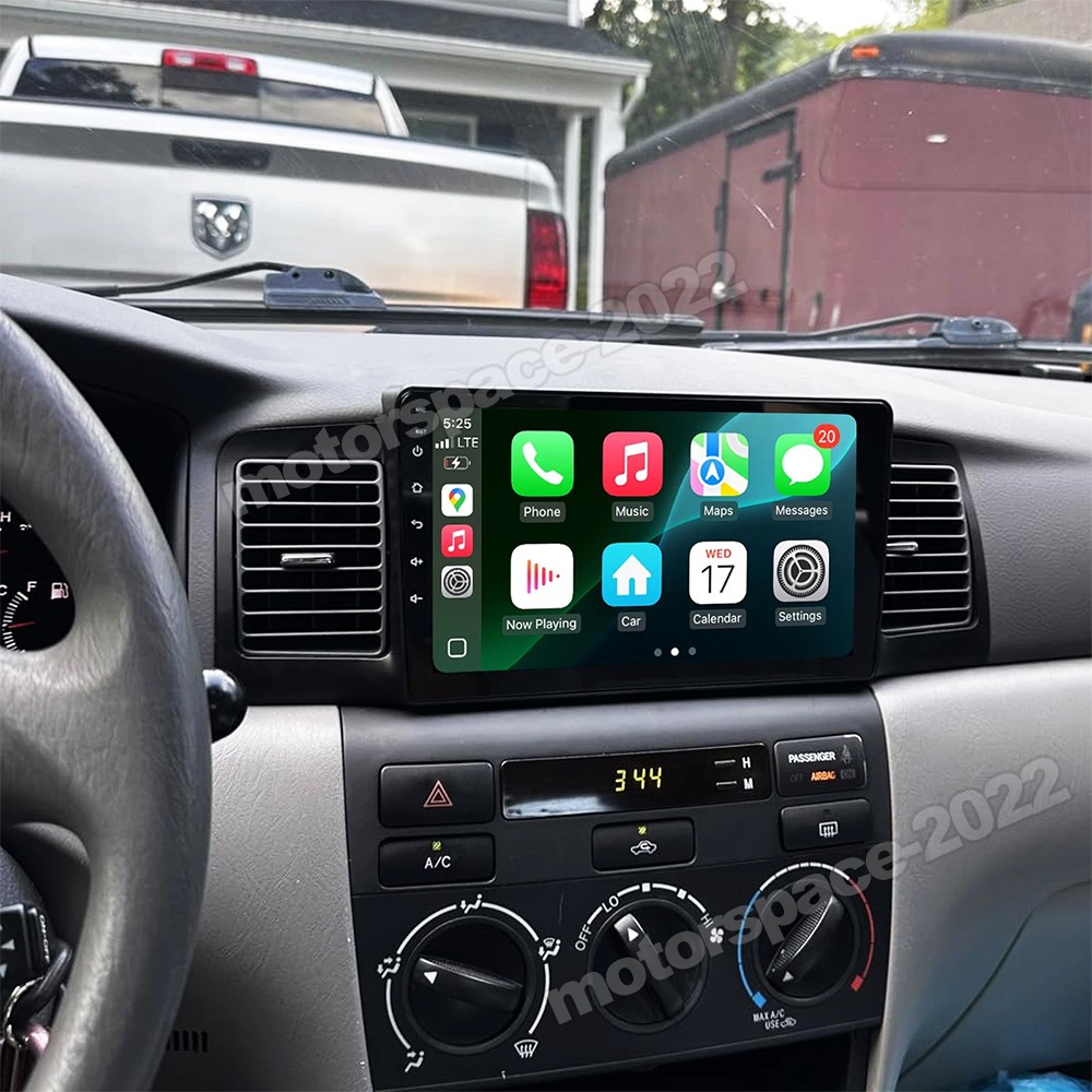 Car Stereo Radio GPS Navi Android 15 Apple Carplay For Toyota Corolla 2003-2008