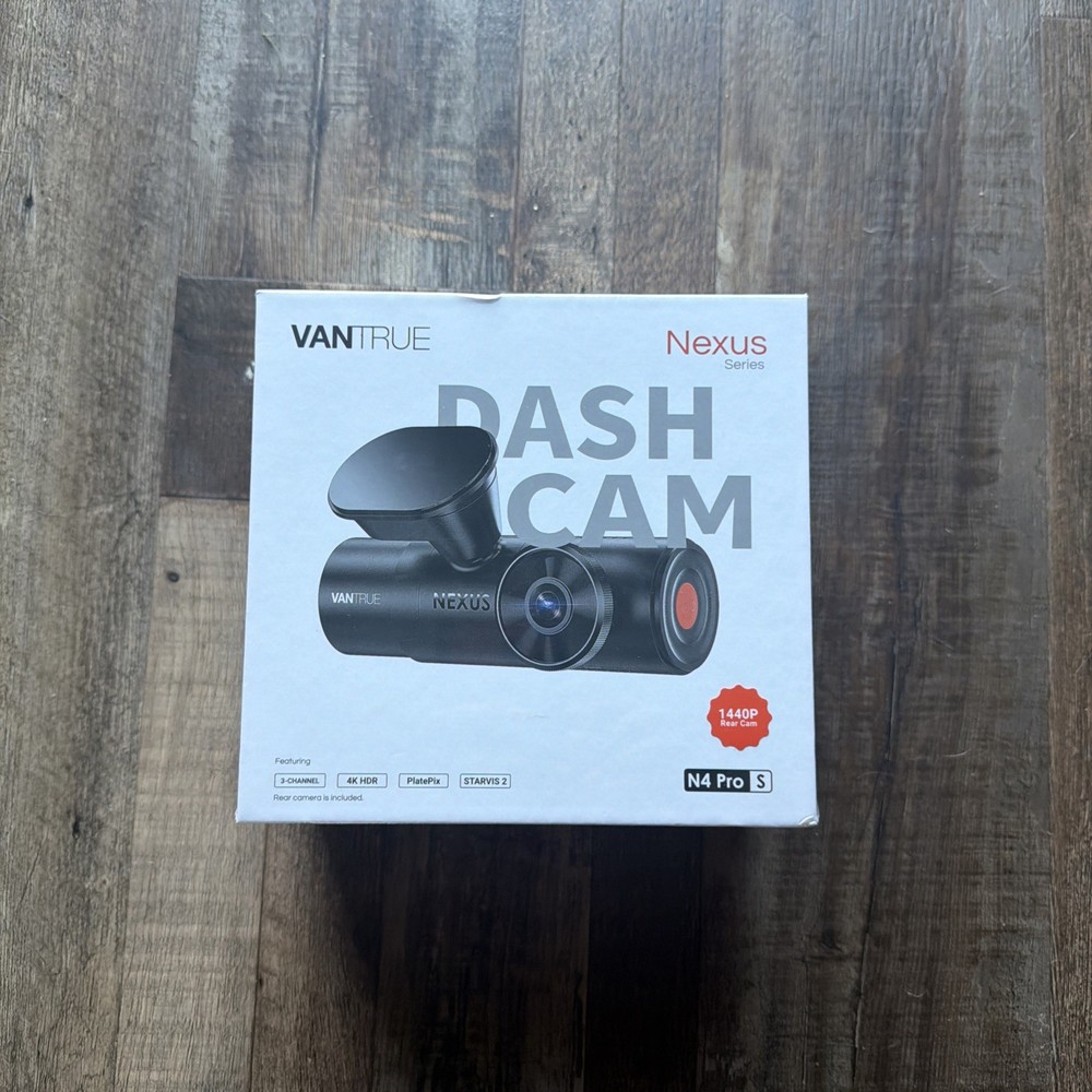 Vantrue N4 Pro S (N4 Pro S) 3 Channel Dashcam 4K + 1080P + 2.5K Optional LTE