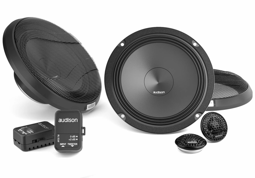 Audison APK 165 Prima 6.5″ 2-Way Component AP 6.5 Woofers + AP 1 Tweeters NEW