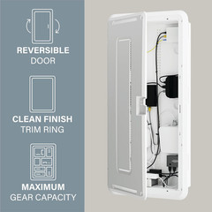Legrand – 30 Inch Media Enclosure, Wifi Electrical Box, Cable Management Box fo