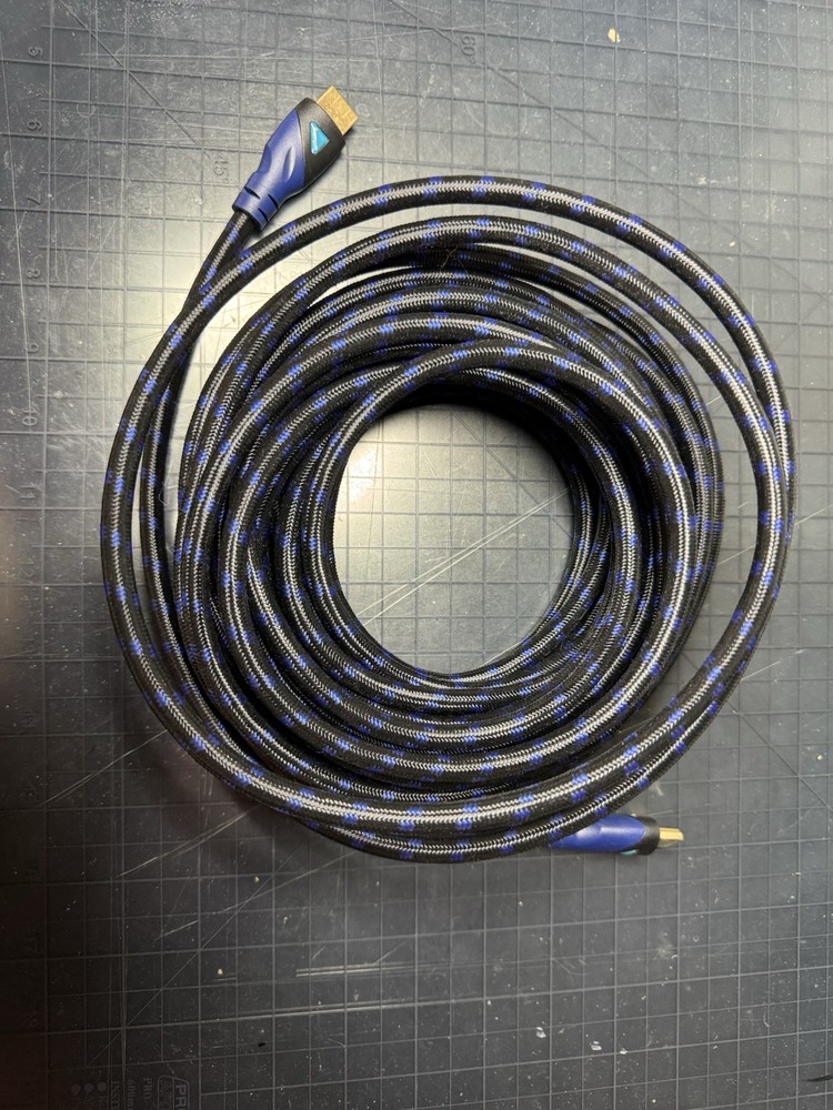 30ft. Aurum Ultra Series High Speed HDMI 2.0 Braided Nylon Shielded Cable 4k