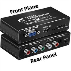 1080P HDMI to RGB Ypbpr Component Video Audio Scaler Converter Adapter