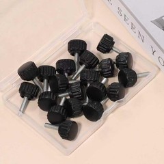 24 Pieces x 15 mm Threaded Knurled Thumbscrew, Monitor Screws for Vesa Mount …