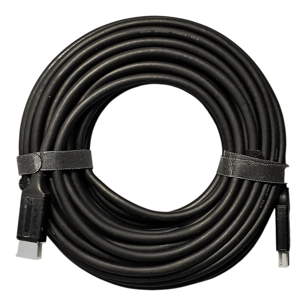 50ft CL3 Rated High-Speed HDMI Cable | 4K UHD 60Hz | In-Wall Safe Black