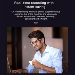 COLMi C-M02S Smart Glasses HD Camera Bluetooth Audio Video Ray-Ban Meta Alt iOS