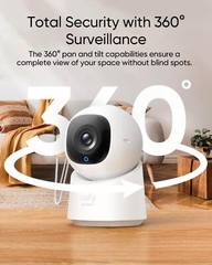 eufy 2K Smart Security Camera Indoor Cam C220 AI Motion Track NightVision|Refurb