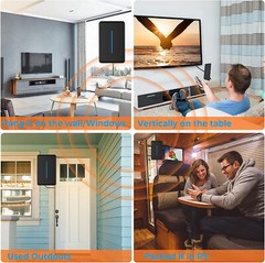 Upgraded 9000 Miles TV Digital Antenna HDTV Amplified HD 1080P 4K Long Range