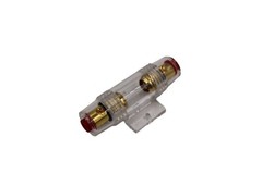 IMC Audio In-Line 4/8 Gauge AGU Fuse Holder w/ (5) 50 Amp Fuse for Car Audio