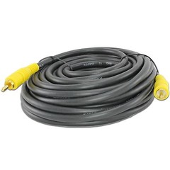 25FT FEET FOOT SINGLE RCA TV DVD VIDEO CABLE CORD SUBWOOFER 25′ FT