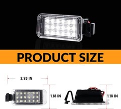 LED License Plate Light For 2010-2013 Chevy Camaro Tag Lamp Assembly, 6000K Whit