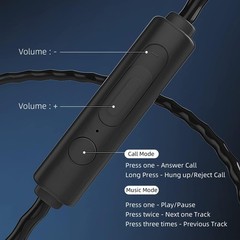 HIFI Bass Stereo Wired Earbuds Headset In-Ear Earphone Headphone MIC 3.5mm USB-C