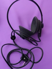 Vintage Soviet Military Headphone TA-56m Radio Station Russia USSR