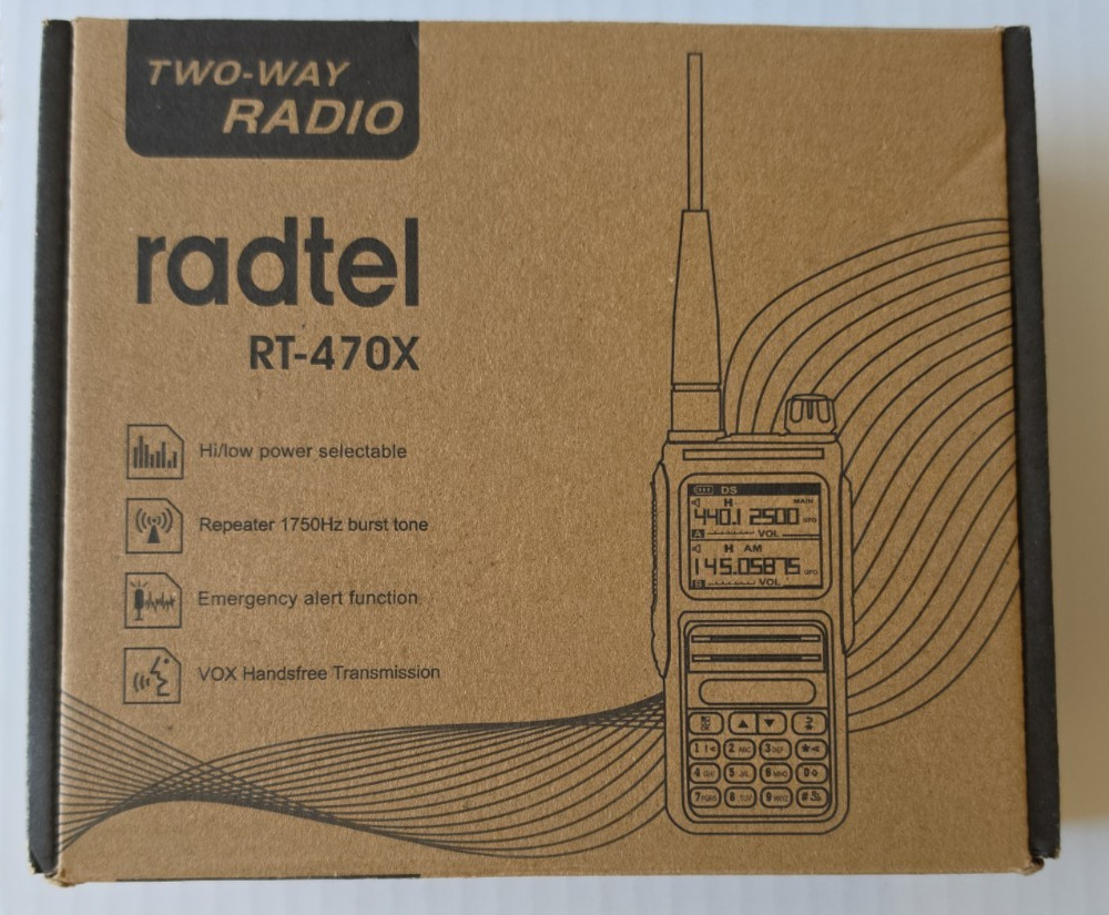 Radtel RT-470X Multi-Band Ham Radio 256CH Aviation Air Band Radio NOAA Marine…