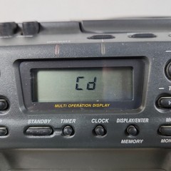 Sony CFD-980 ESP Sports Water Resistant Boombox CD Cassette AM/FM Yellow TESTED