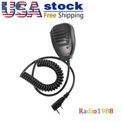 2x Waterproof Shoulder Speaker Mic for UV-5R BF-888S UV-82 TK-350 TK-240 Radio