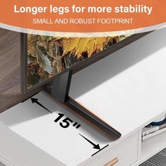 KKTONER Universal TV Stand Base for 27-65 inch Flat Screen Metal Black