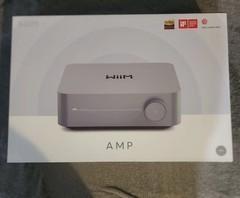Wiim Amp WiFi 120w x 2 Streaming Amplifier Receiver w/ HDMI – Silver Open Box