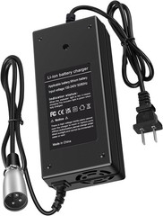 Fast Charger for 36V Lithium Battery, XLR Plug