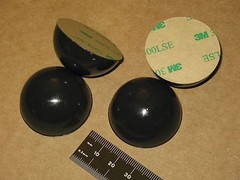 4 Genuine Sorbothane® 38mm Isolation Pods Domes Hemisphere Feet 1.5in 1.5″ NEW