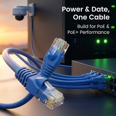 Gearit Cat 6 Ethernet Patch Cable 6 Ft Blue 24-Pack Cat6 Ethernet Patch Cables