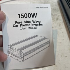 Pure Sine Wave Inverter 1500W 12V DC to 120V AC Power Inverter Off Grid Solar RV