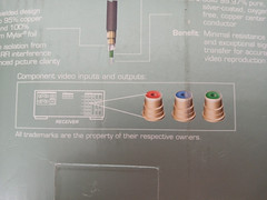 Acoustic Research Pro 2 RCA 25 ft Component Video Cable 24K Gold Plated