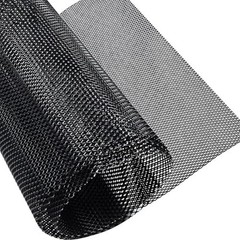 Universal Car Grill Mesh 40″ x 13″, Black-Painted 3 x 6mm Rhombic Hole black