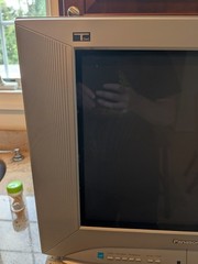Panasonic Tau CT-20SL14J 20″ CRT TV Flat Screen Retro Gaming A/V Component Input