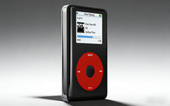 New Apple iPod Classic Video 5th Generation U2 Special Edition Black/Red (30 GB)