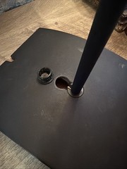 2 Bose Floor Stand Base For Double Cube /Jewel Speakers w 3 Of 4 Caps & Hardware