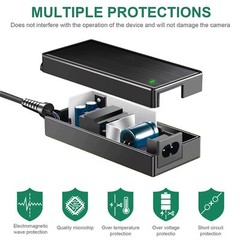 24V 2.5A DC Power Supply Adapter AC 100-240V 50-60Hz to 24Volts 2.5Amps Trans…