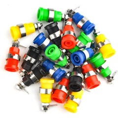 20 PCS 4mm Banana Socket Plug Binding Post Banana Female Plug Jack Connector