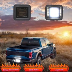 2015-2025 F150 Raptor LED License Plate Light Assembly Smoked Lens–Compatible