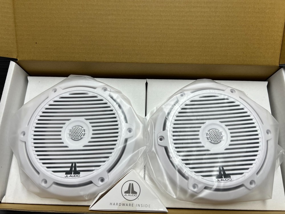 JL Audio M3-650X-C-Gw 6.5″ 2-Way Marine Coaxial Speakers – White Classic Grilles