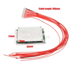 13S 35A 48V BMS PCB PCM Lithium Battery Balance Protection Board