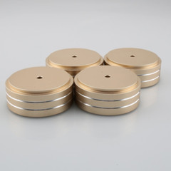 4PCS 58*22mm Amplifier Aluminum Speaker Audio Isolation Feet Pad Stand Chassis