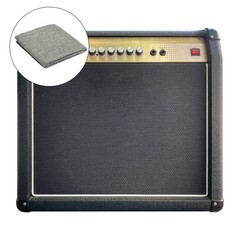 Grey Speaker Mesh Grill Stereo Fabric Dustproof 50cm x 150cm 20″ x 59″