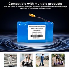 NEW 36V 4400mah lithium-ion battery 10S2P For Hoverboard Scooter Balance Board