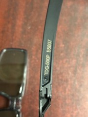 SONY Original TDG-500P Lightweight Passive 3D Glasses TDG500P