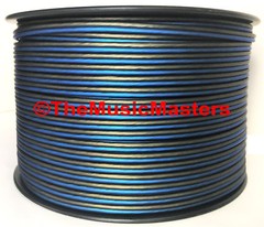 18 Gauge 100′ ft SPEAKER WIRE Blue Black Premium HQ Car Audio Home Stereo Cable