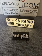 CUSTOM 3D Printed CB RADIO Therapy Light Up Box for CB Radio L@@K