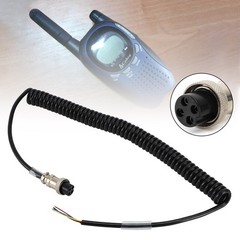 Durable Cb Radio Speaker Mic Microphone 4 Pin Cable For Pr550 Pr3100 PR4250