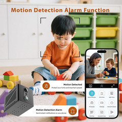 2026 5G Mini HD Security Camera – 100 Days Battery, Night Vision, Motion Detecti