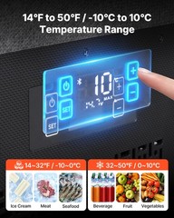 VEVOR 12 Volt Refrigerator Portable Car Fridge Electric Freezer 21.1 QT/ 20L