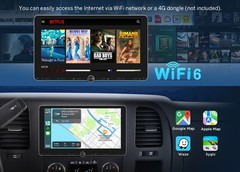 Double DIN 10.1 inch IPS Android Auto 4+64 Car Radio Stereo Wireless CarPlay DSP