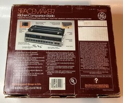 NOB G.E. SPACEMAKER KITCHEN COMPANION RADIO MODEL 7-4220- MADE IN HONG KONG